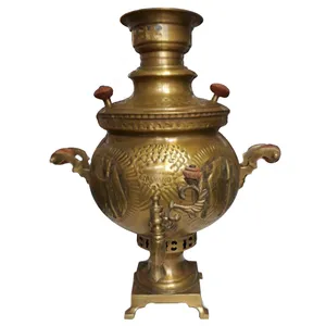 سماور ذغالی برنجی مدل 367