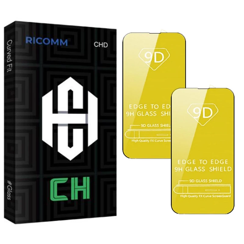   محافظ صفحه نمایش گوشی ریکام مدل CH مناسب برای گوشی موبایل اپل iPhone 14promax مجموعه 2 عددی