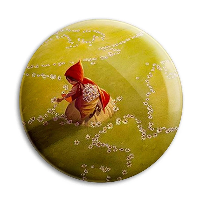 مگنت پرمانه طرح شنل قرمزی کد pmag.20204