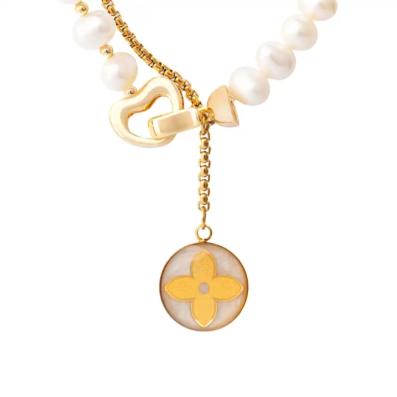 گردنبند زنانه الون مدل مروارید ویتالی هانا