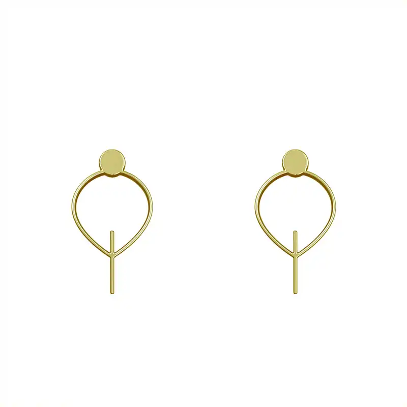 گوشواره طلا 18 عیار زنانه مدوپد مدل درخت کد GA1-15783