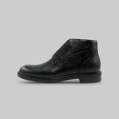نیم بوت مردانه کرمانی مدل چرم دستدوز طبیعی فلوتر کد 647