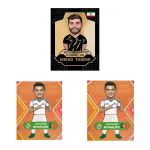 اسباب بازی شانسی طرح کریستانو رونالدو و مهدی طارمی مدل پریمیوم گلدن لیمیتد سری 2025 مجموعه 3 عددی