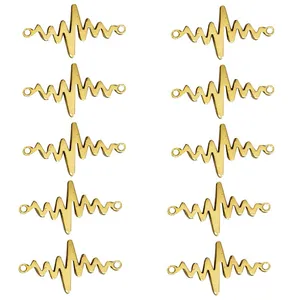 آویز دستبند مدل ضربان قلب کد 136 بسته 10 عددی