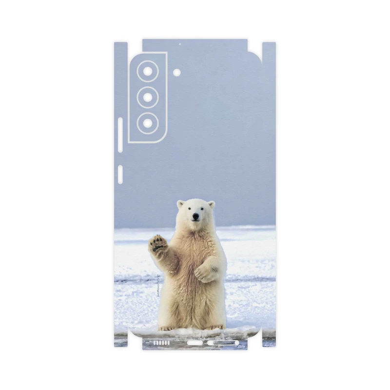 برچسب پوششی ماهوت مدل Polar-bear-FullSkin مناسب برای گوشی موبایل سامسونگ Galaxy S22 Plus 5G
