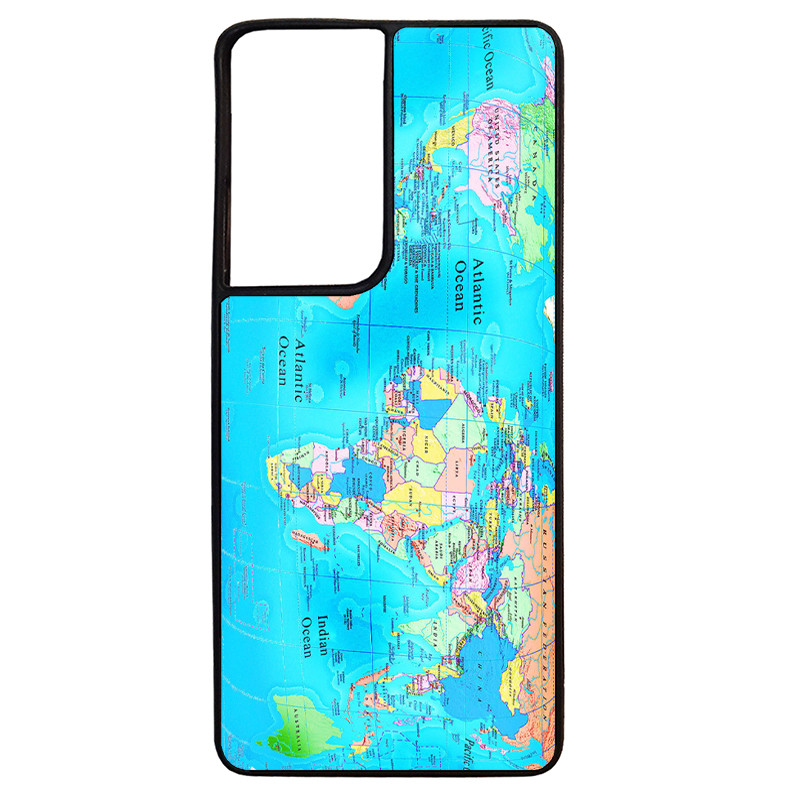 کاور طرح نقشه جهان مناسب برای گوشی موبایل سامسونگ galaxy s21 ultra