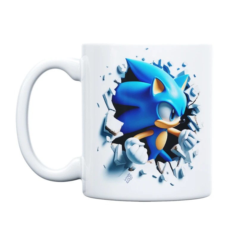 ماگ حس آمیزی طرح سه بعدی مدل سونیک