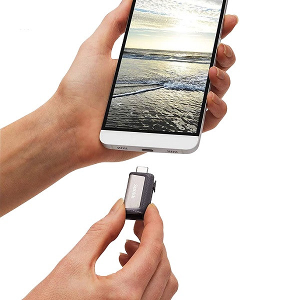 فلش مموری سن دیسک مدل Ultra Dual Drive USB Type-C ظرفیت 64 گیگابایت