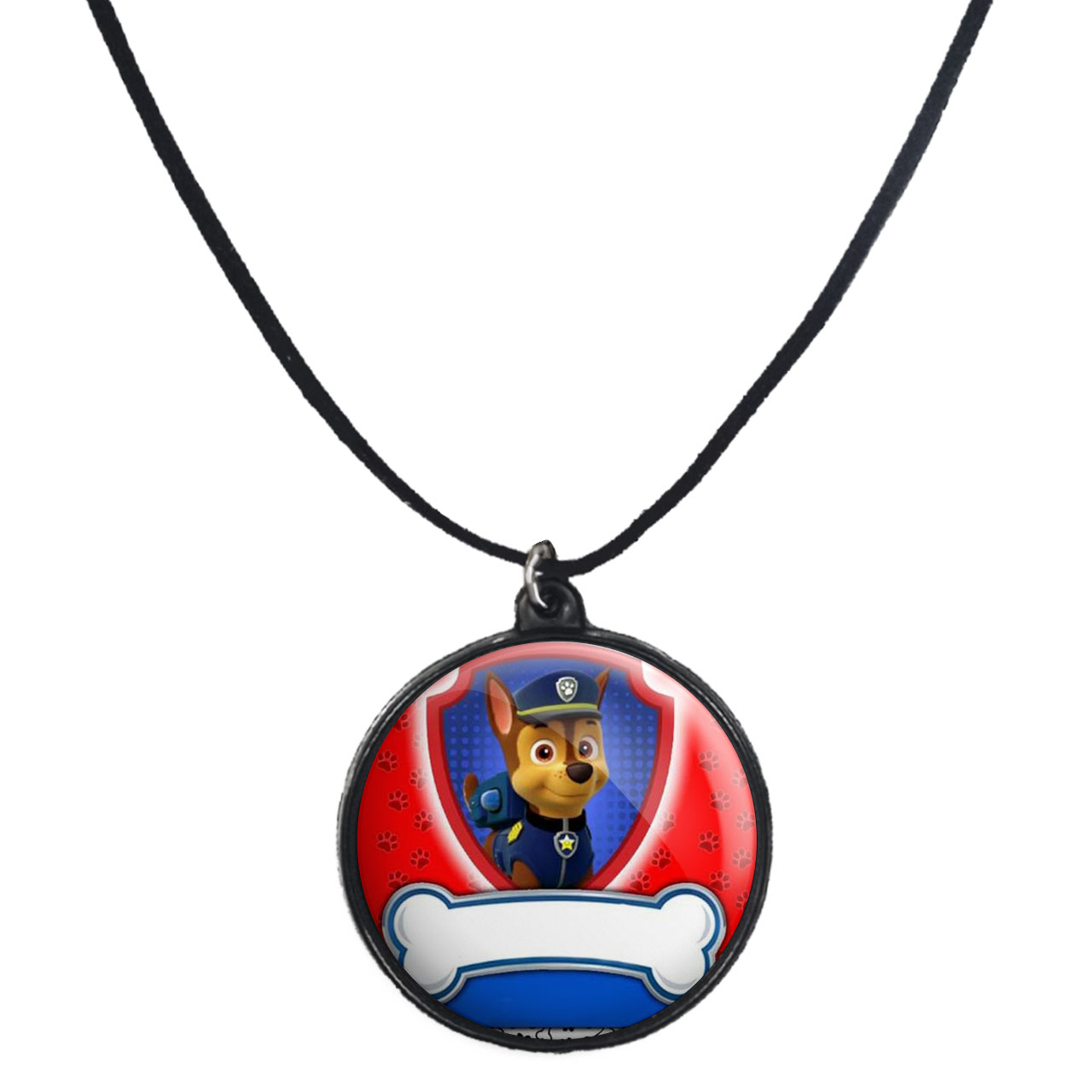 گردنبند پرمانه طرح سگ های نگهبان کد pmb.1933 مدل دو طرفه