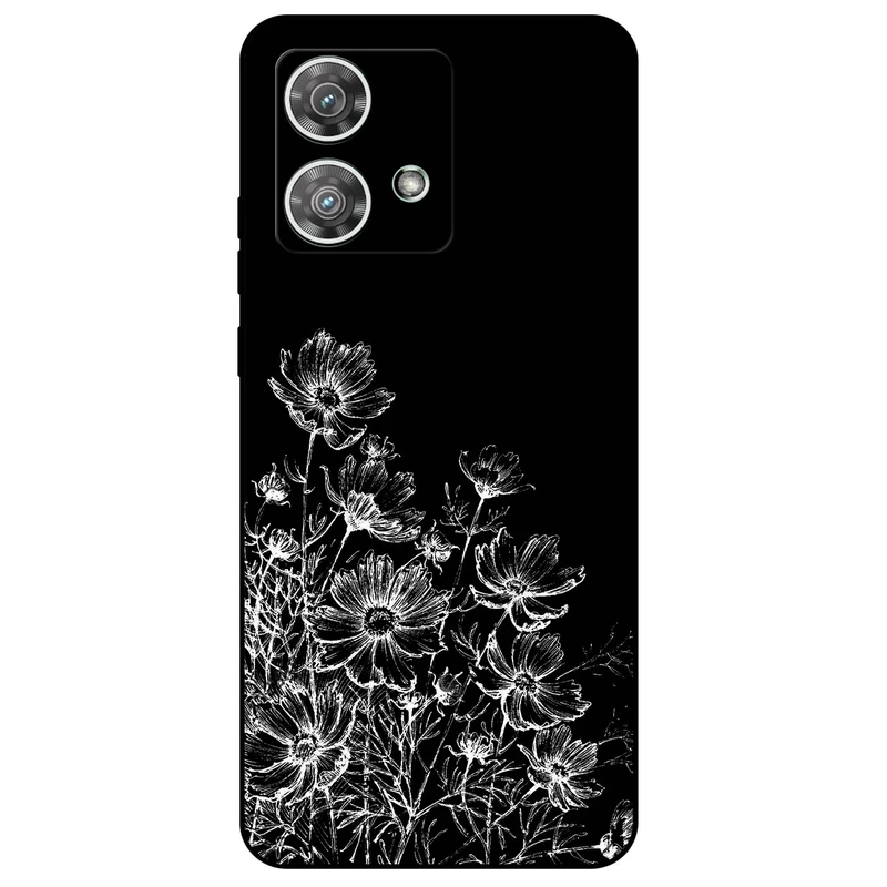 کاور مگافون طرح گل مدل 7274 مناسب برای گوشی موبایل موتورولا Moto Edge 40 Neo