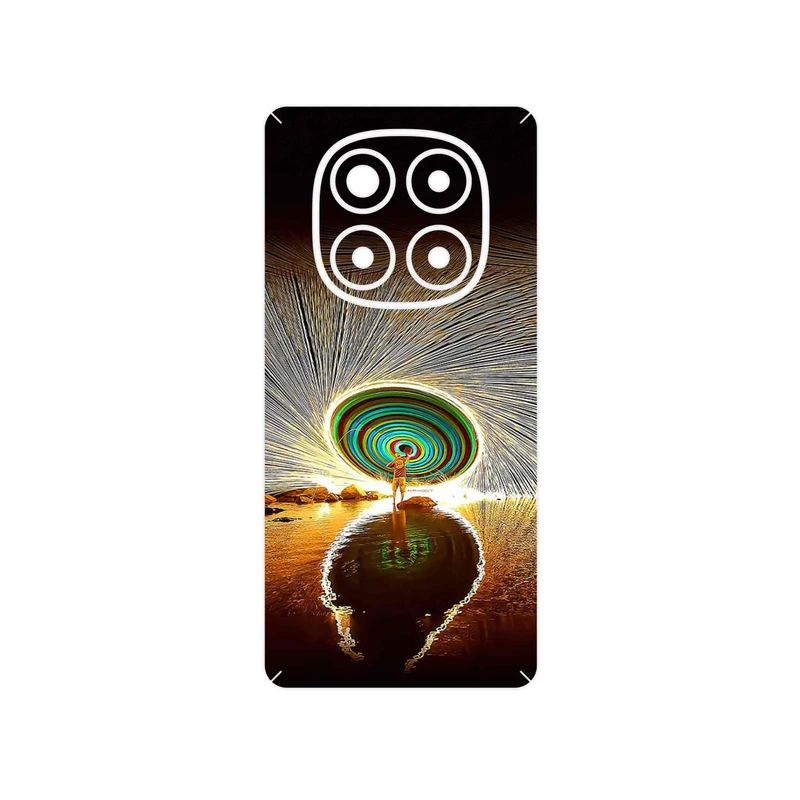 برچسب پوششی ماهوت مدل Night Light Fountain مناسب برای گوشی موبایل شیائومی Redmi Note 14 Pro 4G