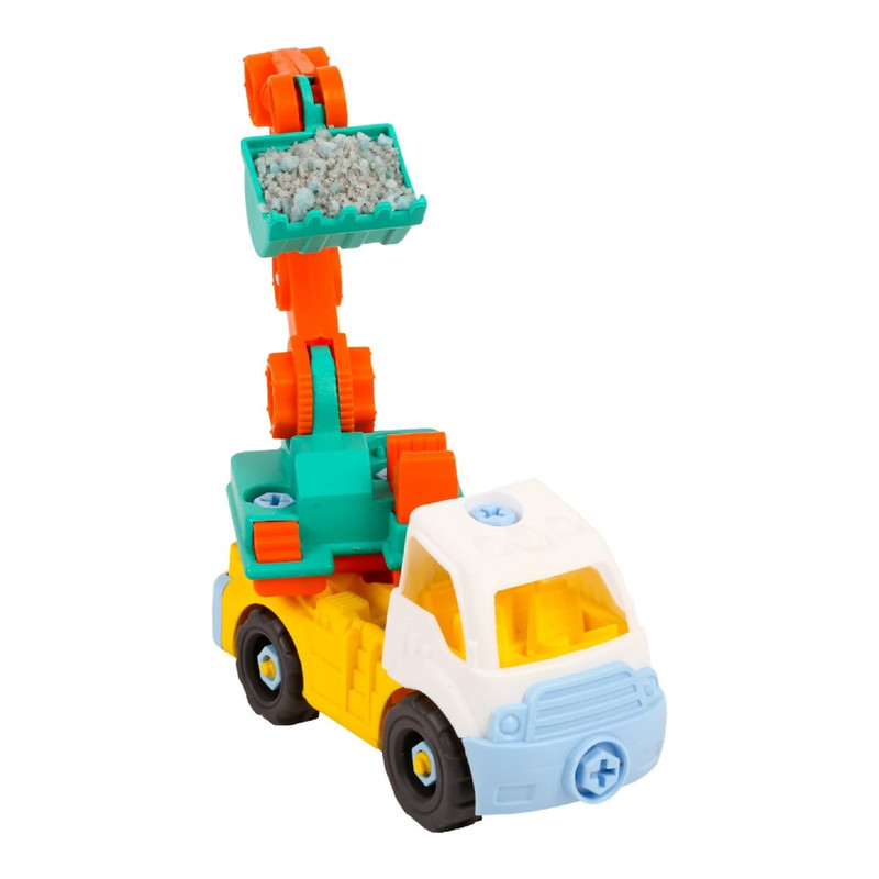 اسباب بازی زینگو طرح بیل مکانیکی و کمپرسی مدل دست به آچار