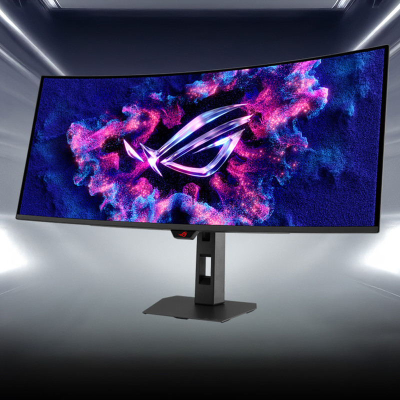 مانیتور خمیده گیمینگ 34 اینچ ایسوس مدل ROG Strix XG34WCDMS با وضوح 4K، پنل QD-OLED و نرخ به‌روزرسانی 280 هرتز
