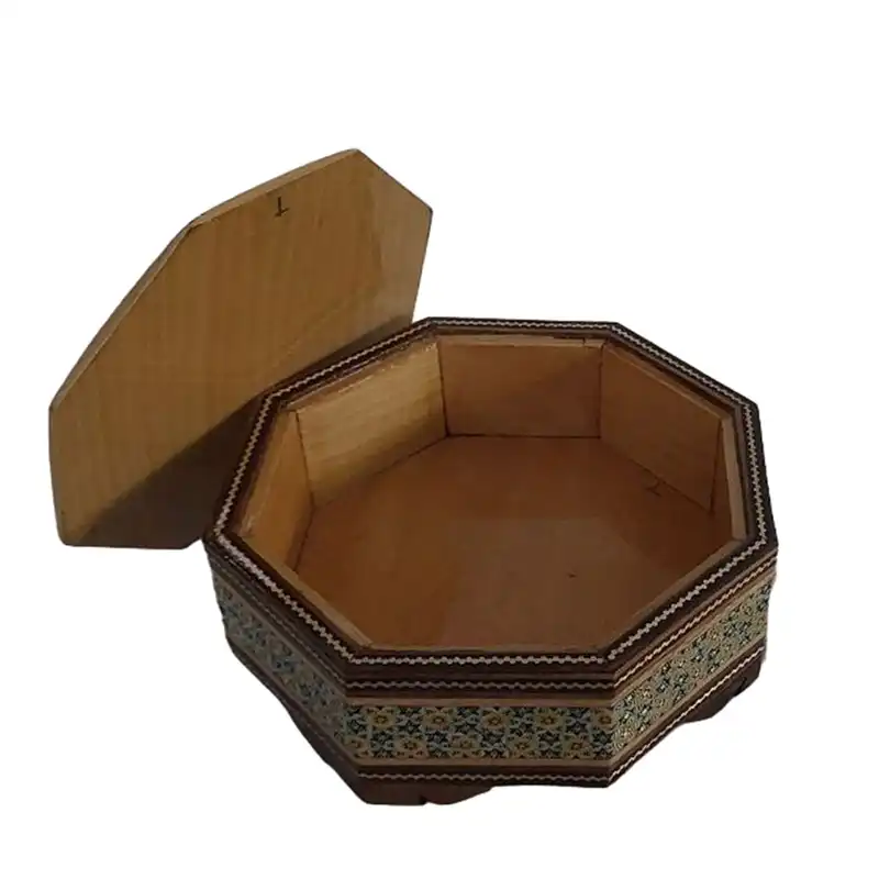 شکلات خوری خاتم کاری مدل هشت گوش کد 139