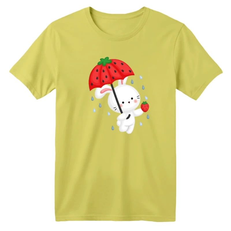 تی شرت آستین کوتاه بچگانه مدل خرگوش یلدایی کد 2