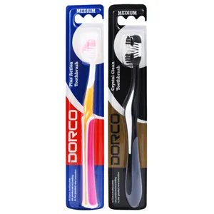 مسواک دورکو مدل Plus Action با برس متوسط به همراه مسواک دورکو مدل Crystal Clean با برس متوسط