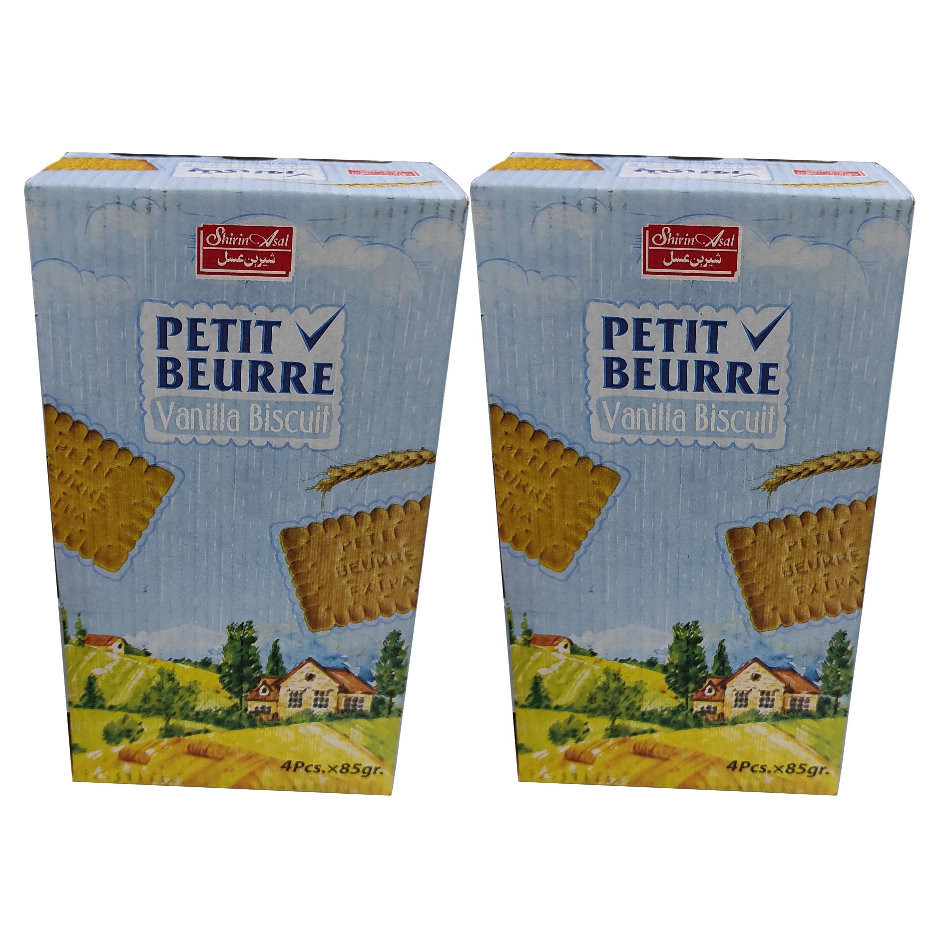 بیسکویت پتی بور وانیلی شیرین عسل - 340 گرم بسته 2 عددی