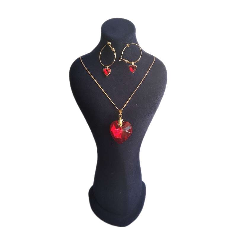 نیم ست زنانه آی ام مدل قلب کد 14