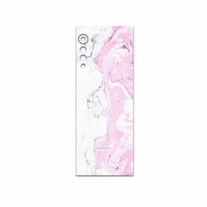 MAHOOT Blanco-Pink-Marble Cover Sticker for LG Velvet 5G