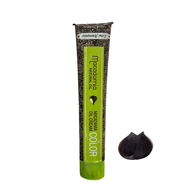 رنگ مو ماکادامیا شماره 5.75 حجم 100 میلی لیتر رنگ قهوه ای فندقی تیره