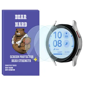 محافظ صفحه نمایش شیشه‌ای برنارد مدل Glass-BR مناسب برای ساعت هوشمند سامسونگ Galaxy Watch FE بسته سه عددی