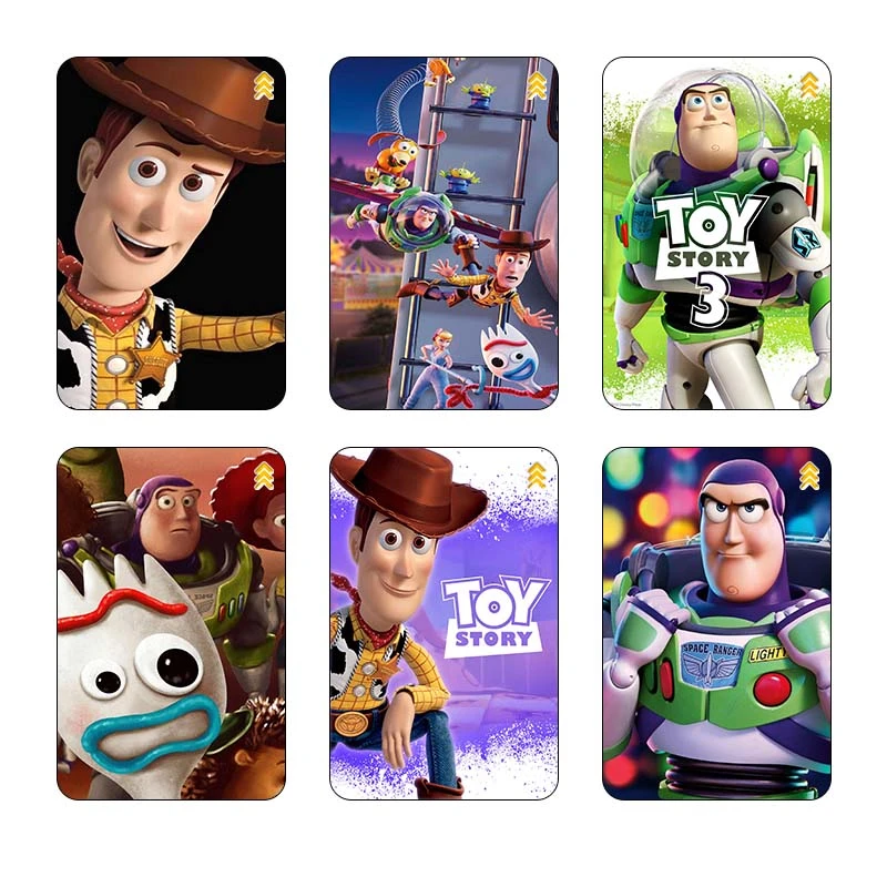 استيکر کارت کارنيکا طرح داستان اسباب‌بازی Toy Story کد 97993 مجموعه 6 عددی