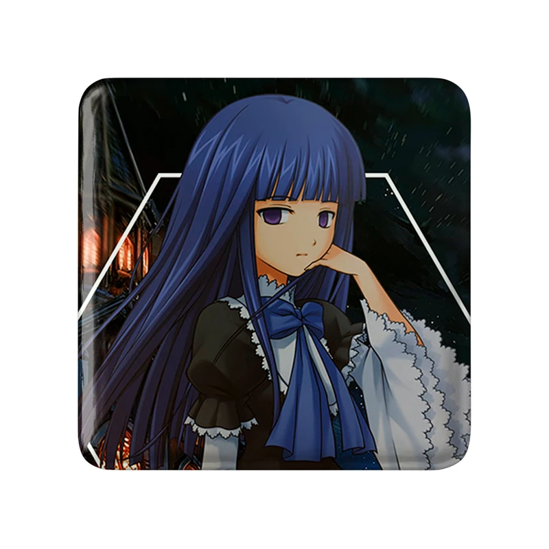 مگنت خندالو طرح دختر انیمه ای  مدل مربعی کد 18048