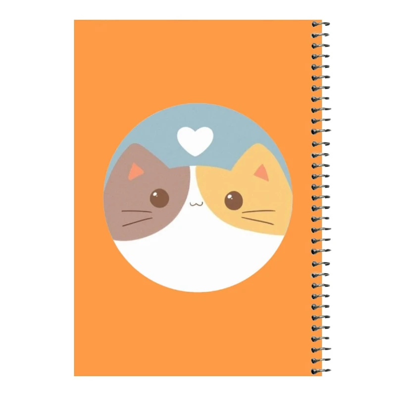 دفتر مشق 80 برگ اس جی مدل گربه کد۱   