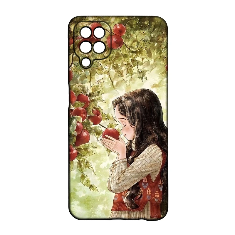 کاور طرح دخترانه کد 280 مناسب برای گوشی موبایل سامسونگ Galaxy A22 4g