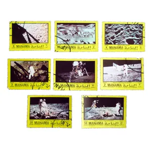 تمبر یادگاری مدل فضایی کد b-880 مجموعه 8 عددی