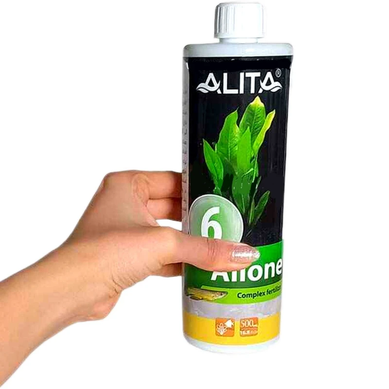 عکس شماره 2 : کود کامل گیاهان آکواریوم آلیتا مدل all in one حجم ۵۰۰ میلی لیتر