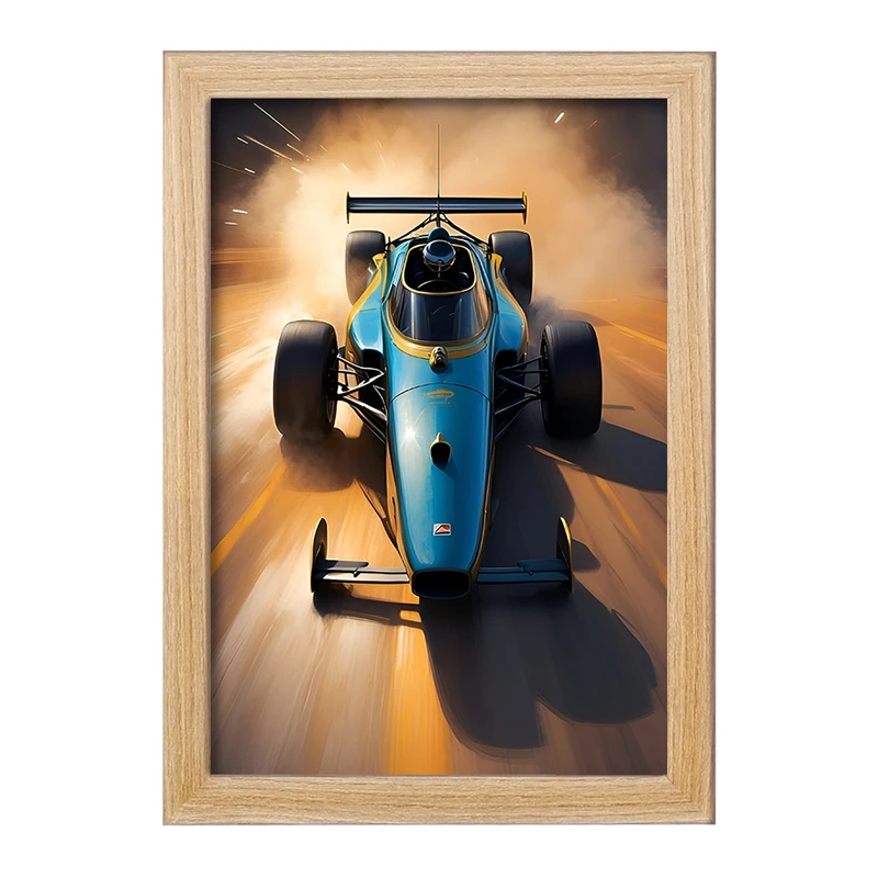 تابلو خندالو مدل ماشین مسابقه ای کد F7042