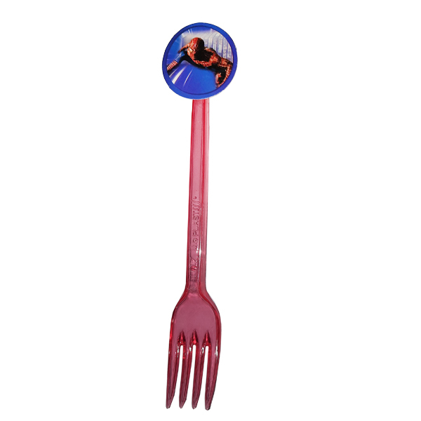 چنگال یکبار مصرف مدل spider man بسته 10 عددی 