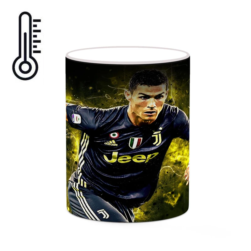 ماگ حرارتی کاکتی طرح Ronaldo رونالدو مدل mgh43023