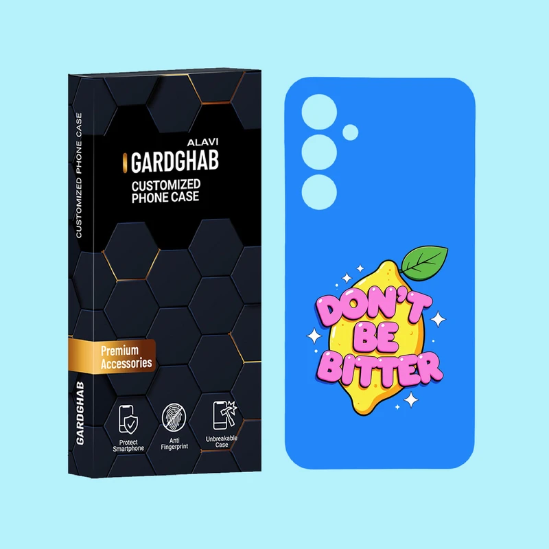 کاور گارد قاب علوی مدل متن مناسب برای گوشی موبایل سامسونگ Galaxy A55