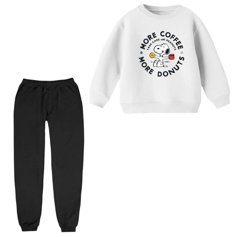 ست سویشرت و شلوار راحتی بچگانه مدل اسنوپی  