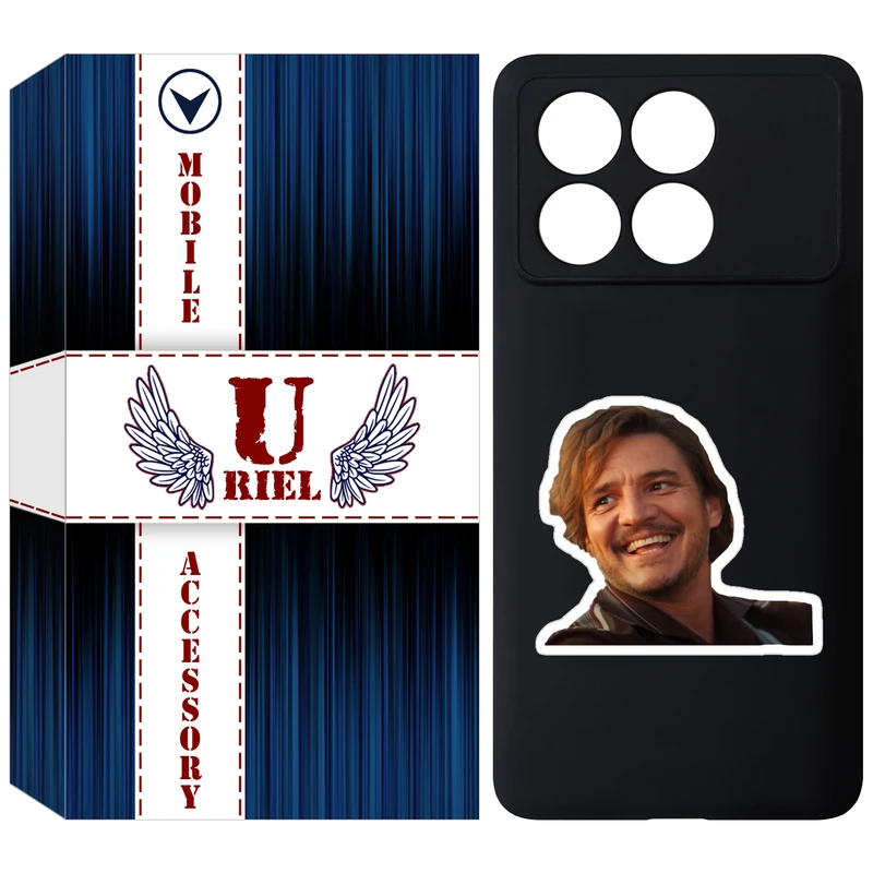 کاور یوریل مدل KSH کد 83 طرح لبخند مناسب برای گوشی موبایل شیائومی Poco X6 Pro