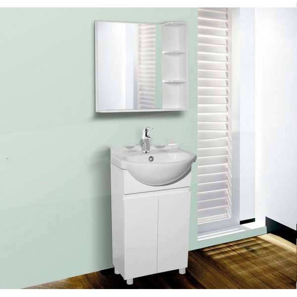 ست کابینت روشویی کاسپین مدل آنوشا به همراه آینه و باکس 