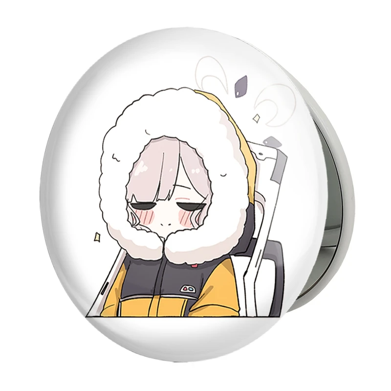 آینه جیبی خندالو طرح بازی آرشیو آبی (Blue Archive) مدل تاشو کد 34388