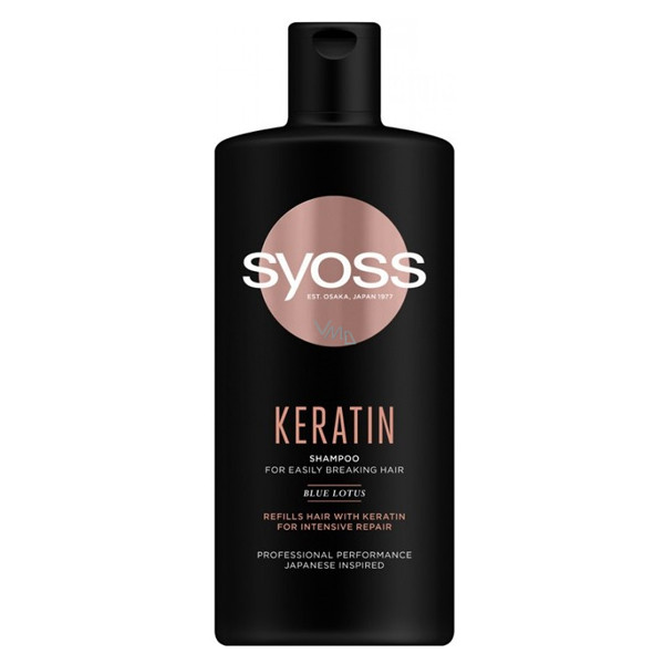 شامپو مو سایوس مدل Keratin حجم 500 میلی لیتر