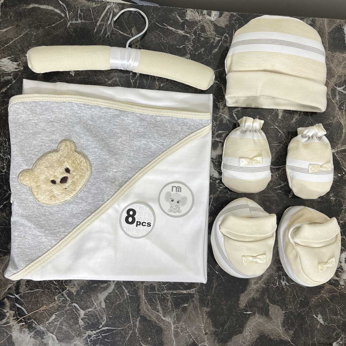 ست 8 تکه لباس نوزادی مادرکر مدل TEDDY TOY -  - 8