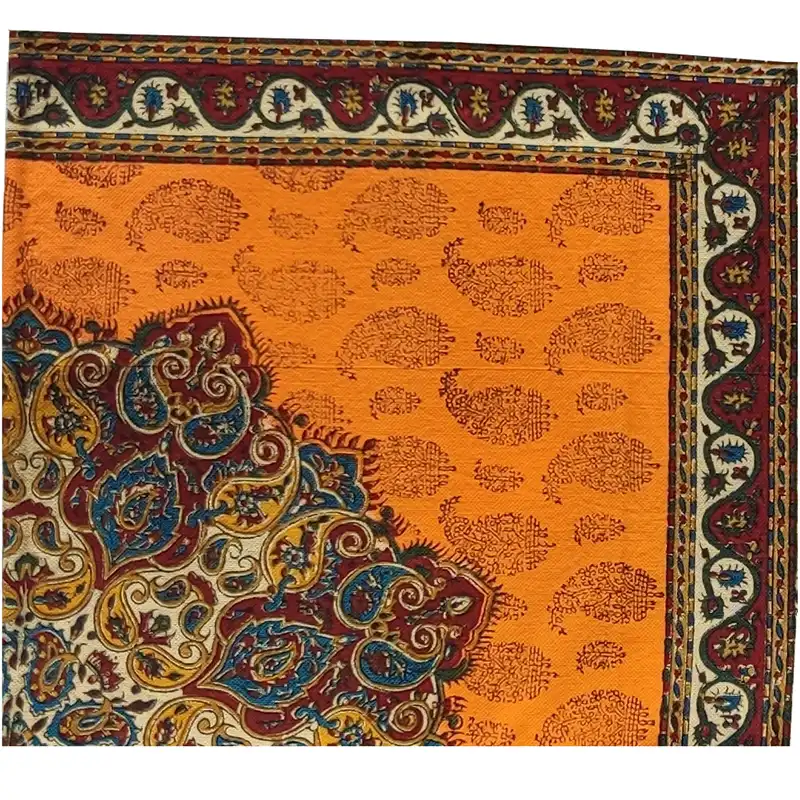 روميزي قلمكار عطريان طرح گلدان قاجار كد G463