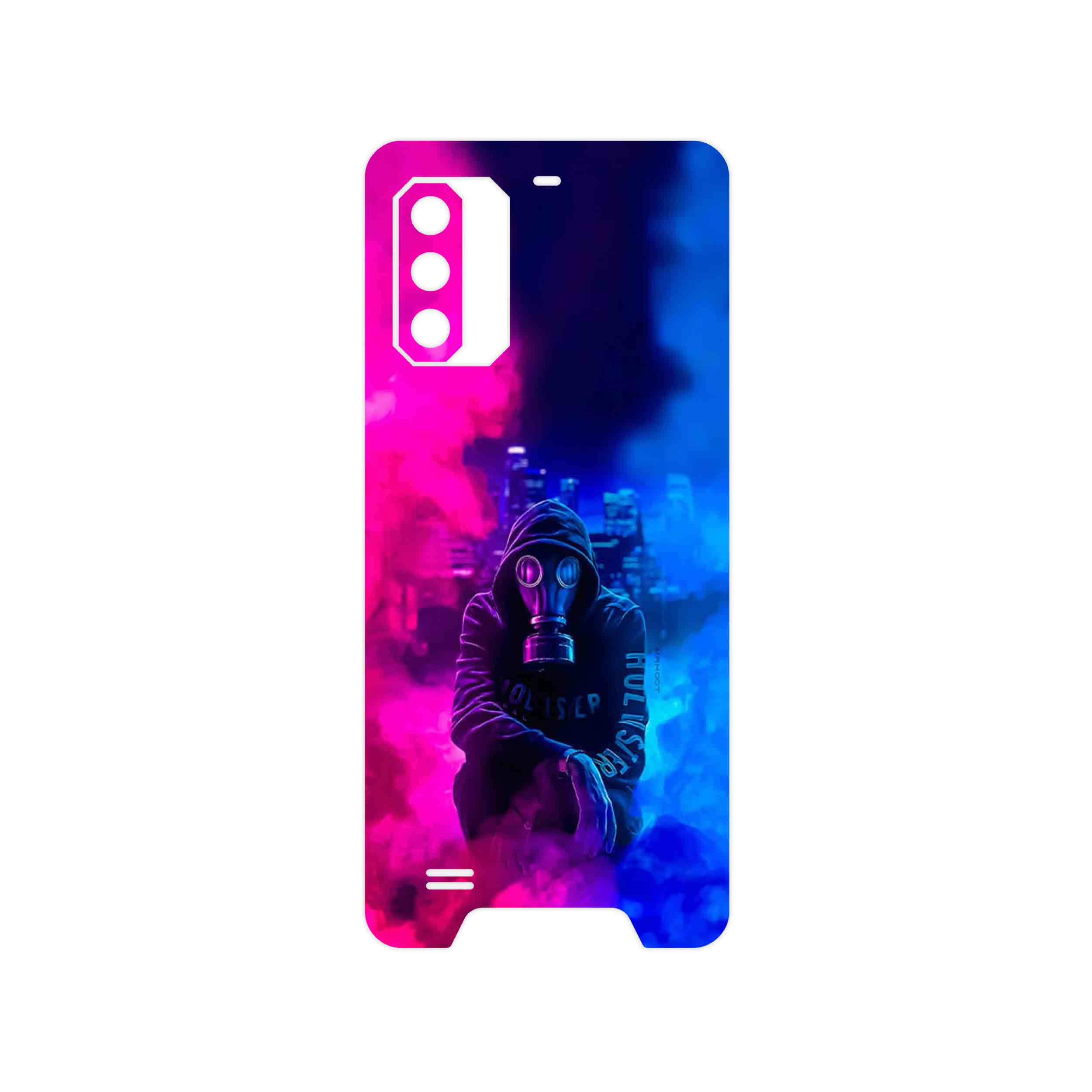 برچسب پوششی ماهوت مدل Smoke Rainbow Digital Art 2 مناسب برای گوشی موبایل یولفون Armor 7