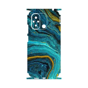MAHOOT Turquoise marblewith golden streaks-FullSkin Cover Sticker for Xiaomi Redmi 12C