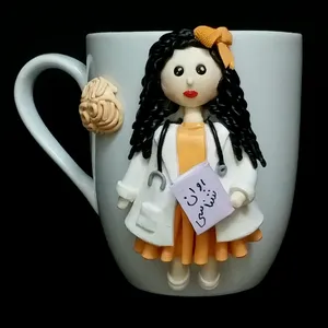 ماگ سرامیکی مدل دختر عروسکی کد L597