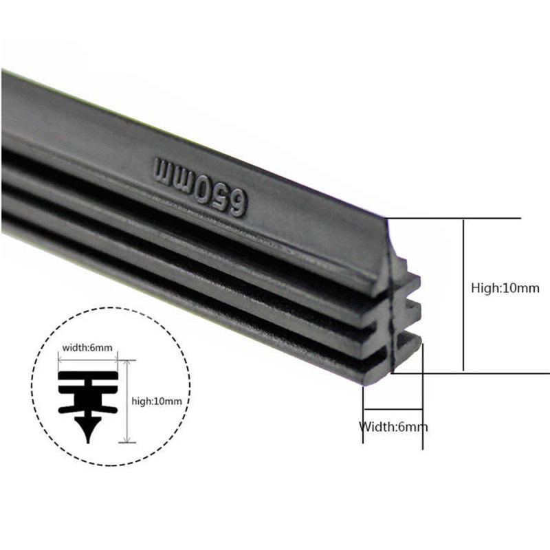 تیغه برف پاک‌کن پاسیکو مدل METAL WIPER مناسب برای رانا پلاس بسته 2 عددی