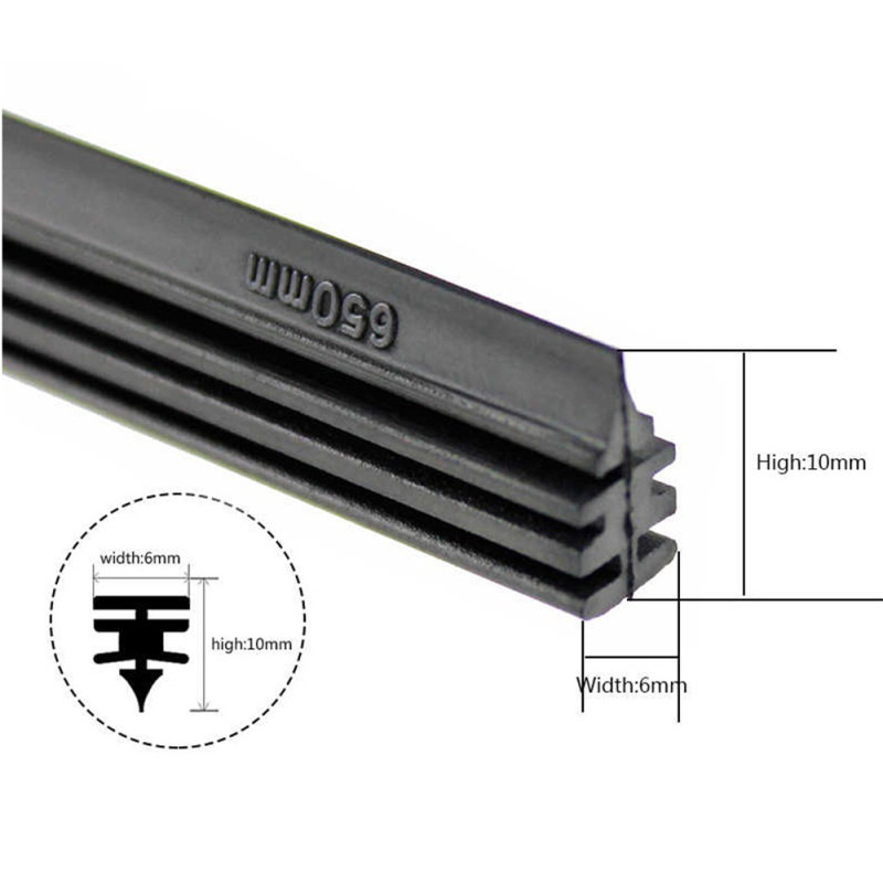 تیغه برف پاک‌کن پاسیکو مدل METAL WIPER مناسب برای سمند بسته 2 عددی