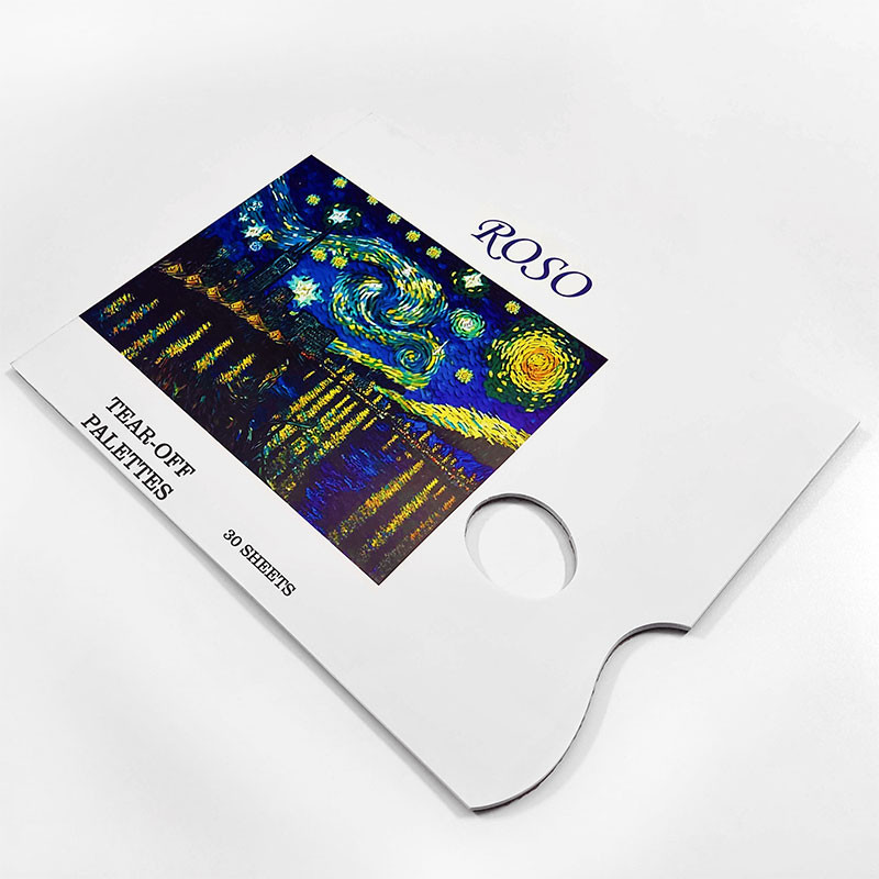 پالت روسو مدل یک بار مصرف طرح The Starry Night City