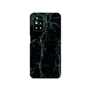 MAHOOT Graphite-Green-Marble Cover Sticker for Xiaomi Redmi 10 Prime