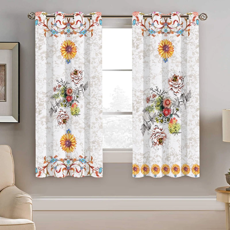 پرده نیروانا طرح سنتی  مدل هازان کد 4735   سایز 140×200 سانتی متر